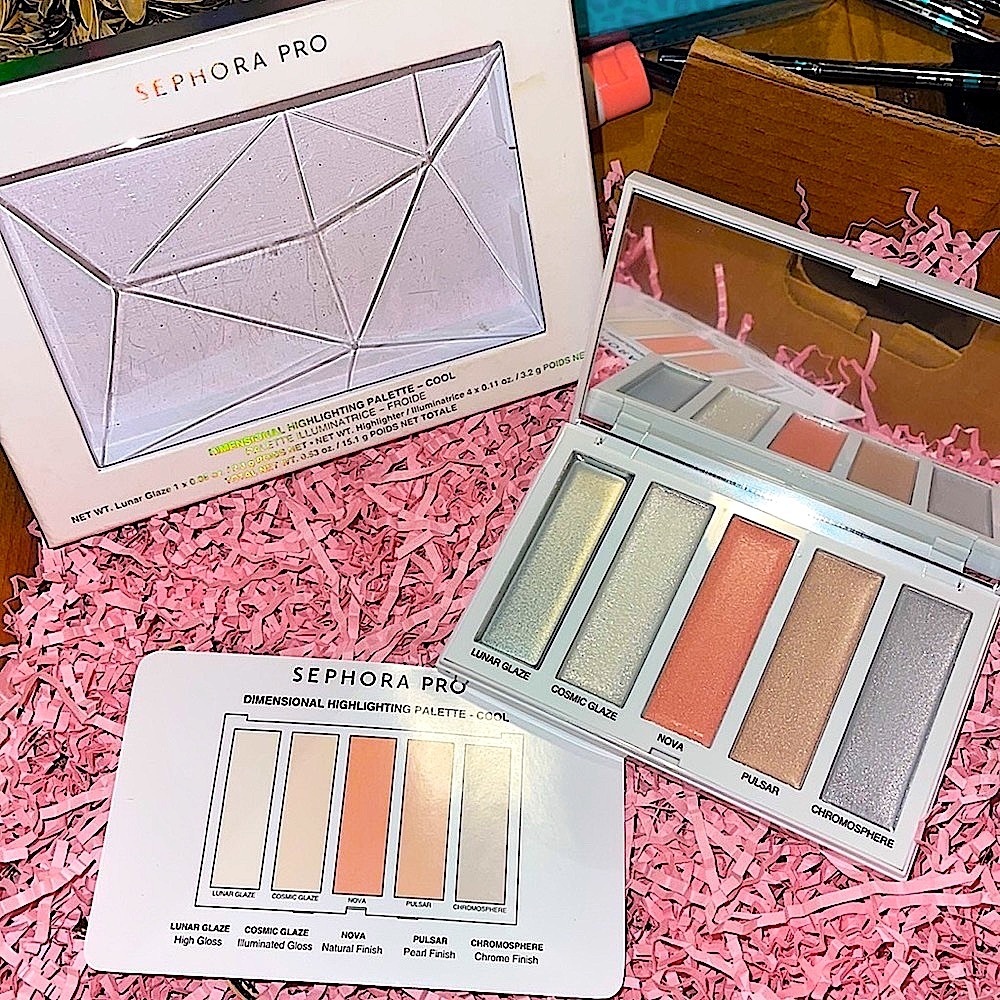 🆕🤍SEPHORA: “COOL” PRO Dimensional Highlighting Palette